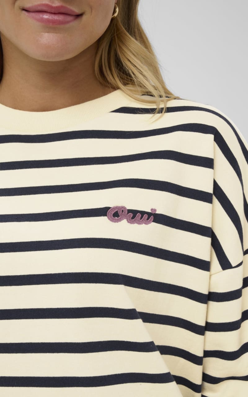 Saint Tropez - Osiria Striped Sweatshirt - SWEATER &
