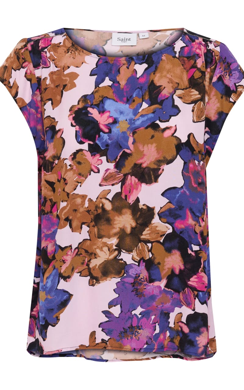 Saint Tropez- Blanca Blouse in Winsome Flowers - Blouses &