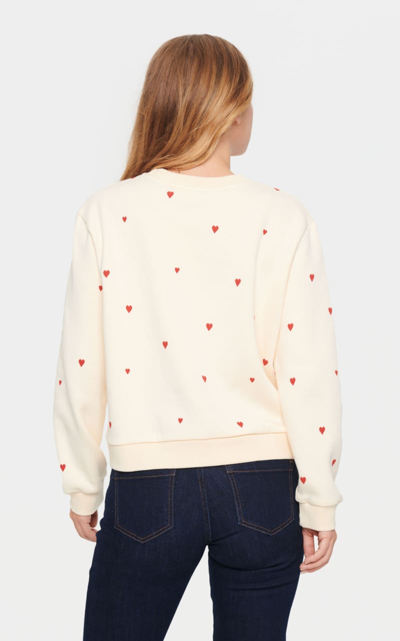 Saint Tropez- Dagna Heart Sweatshirt - Shirts & Tops