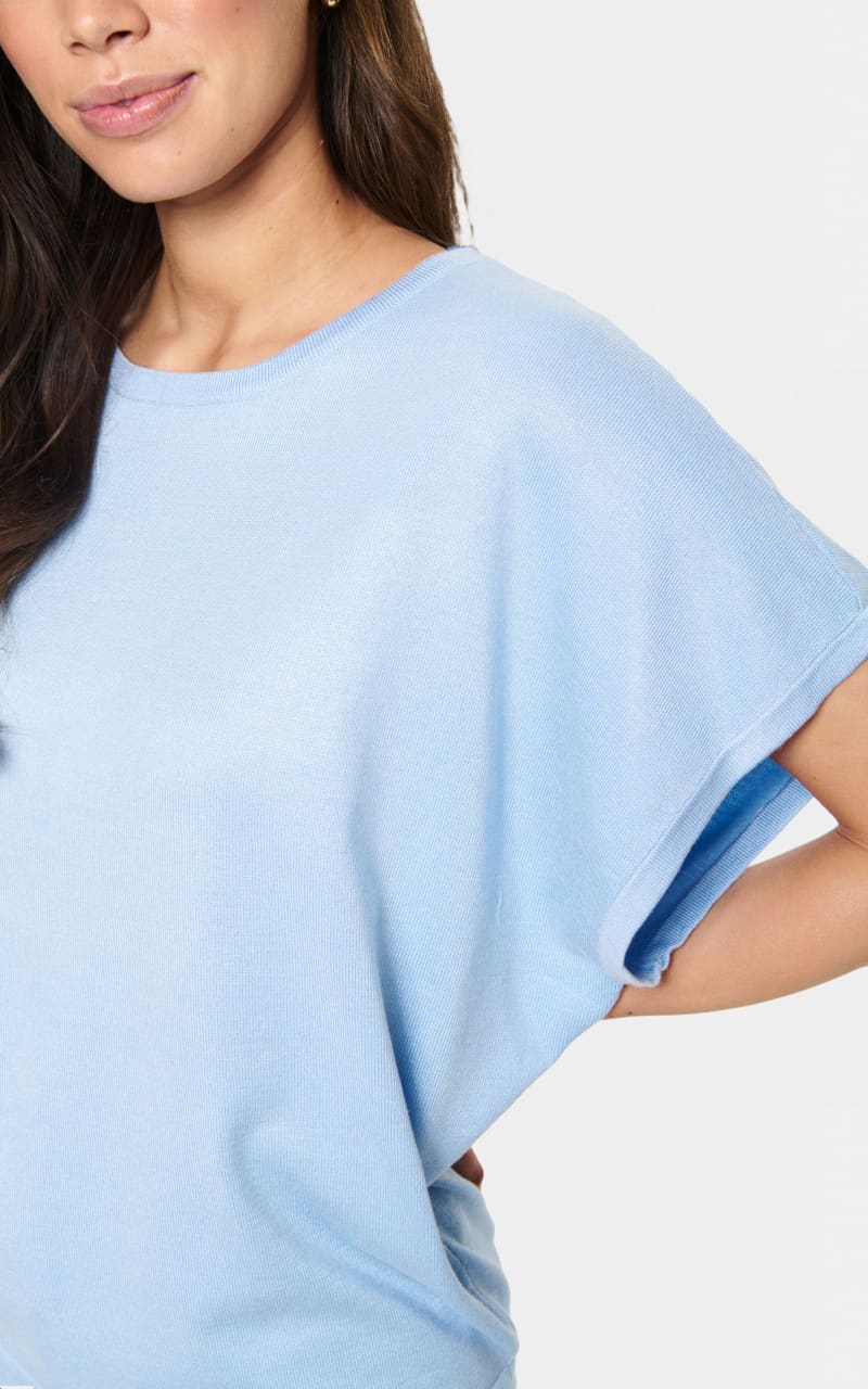 Saint Tropez- Mila Drop Shoulder Pullover - SWEATER &