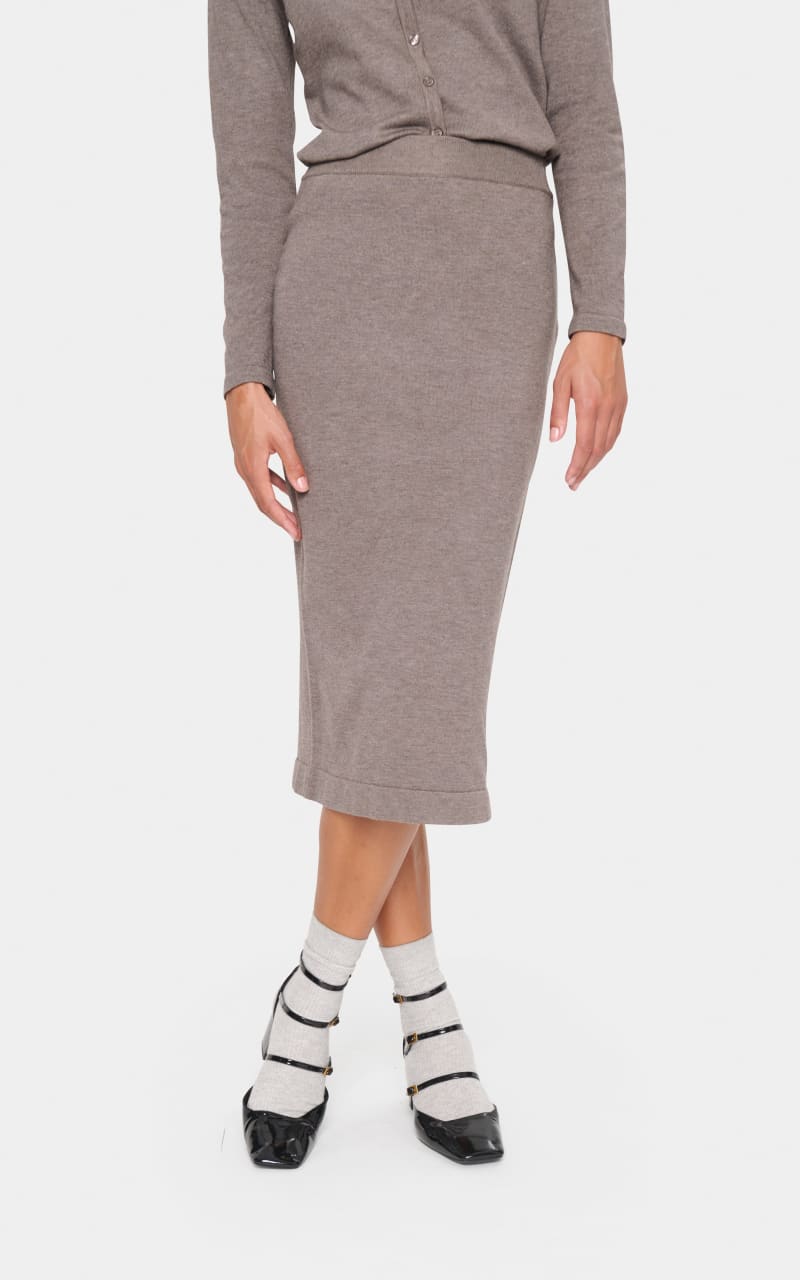 Saint Tropez- Mila Skirt in Iron Melange