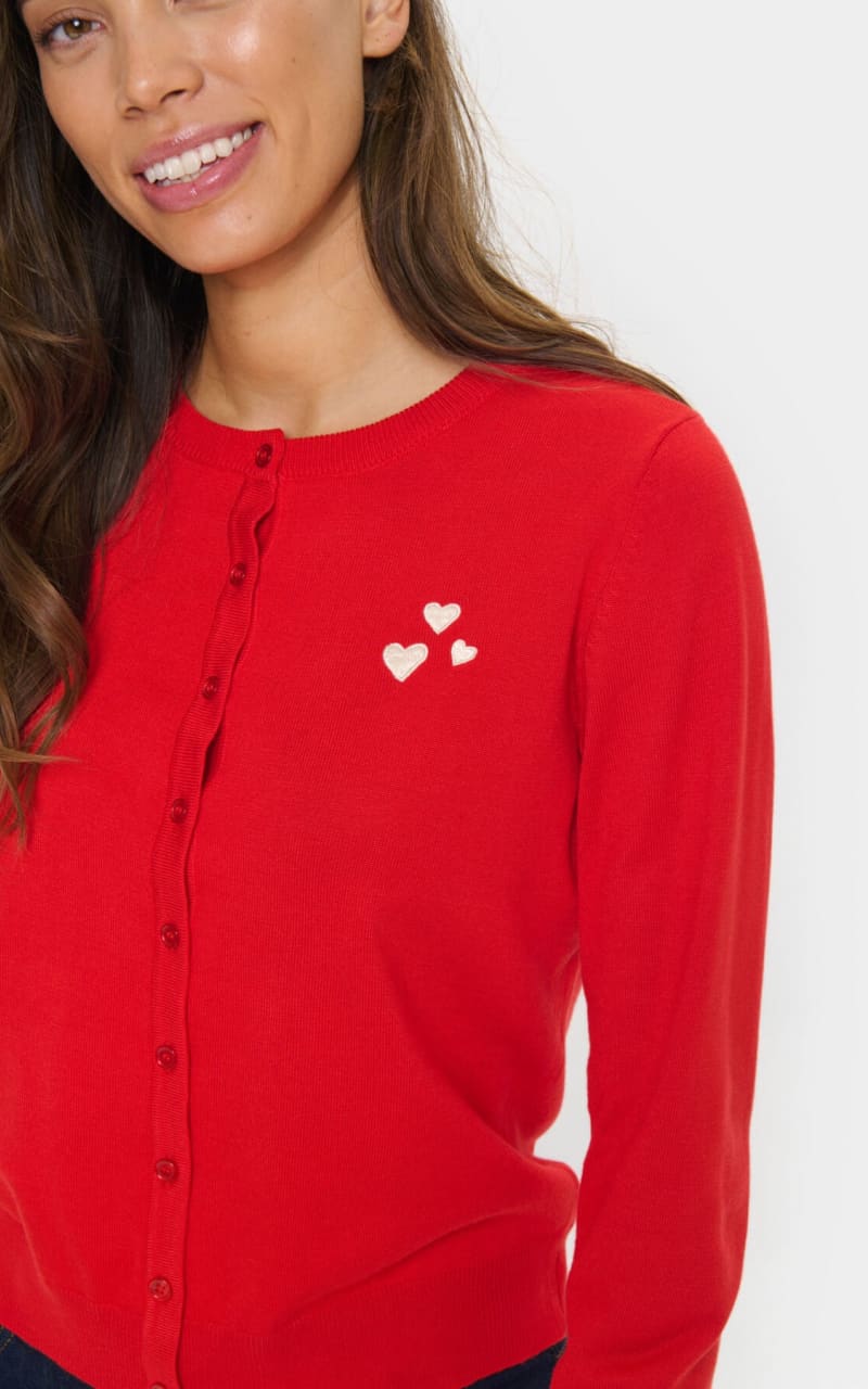 Saint Tropez - Valentina Hearts Cardigan - cardigan