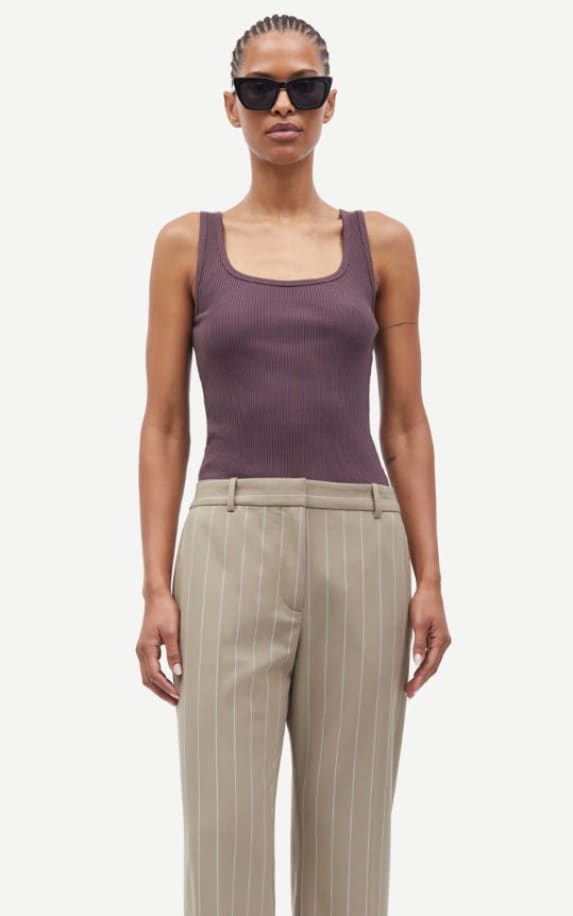 Samsoe - Saamanza Tank Top in Raisin