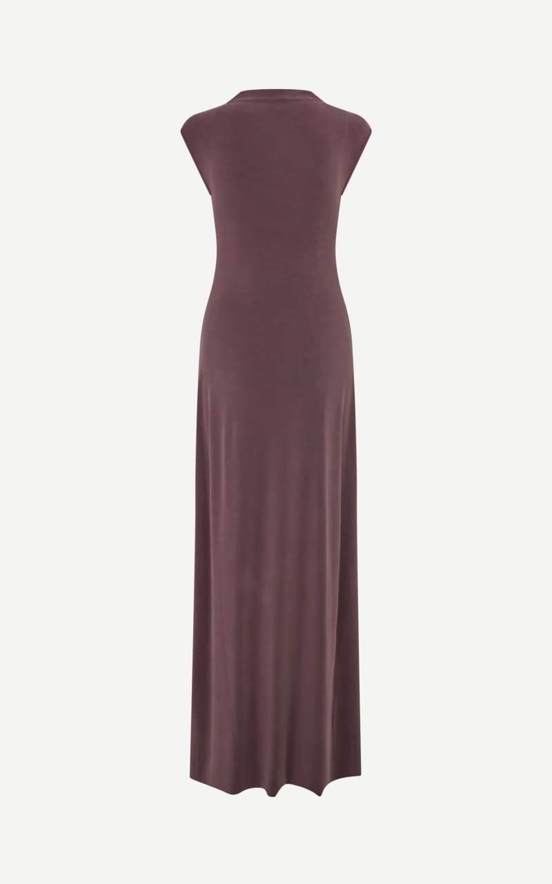 Samsoe- Saandressa Maxi Dress in Fudge - DRESS