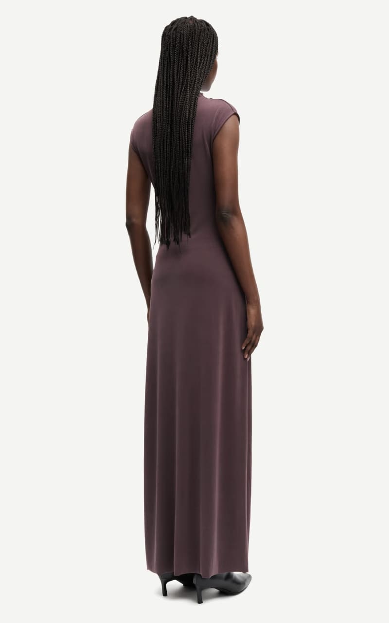 Samsoe- Saandressa Maxi Dress in Fudge - DRESS
