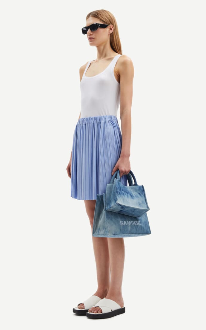 Samsoe- Uma Skirt in Blue Heron