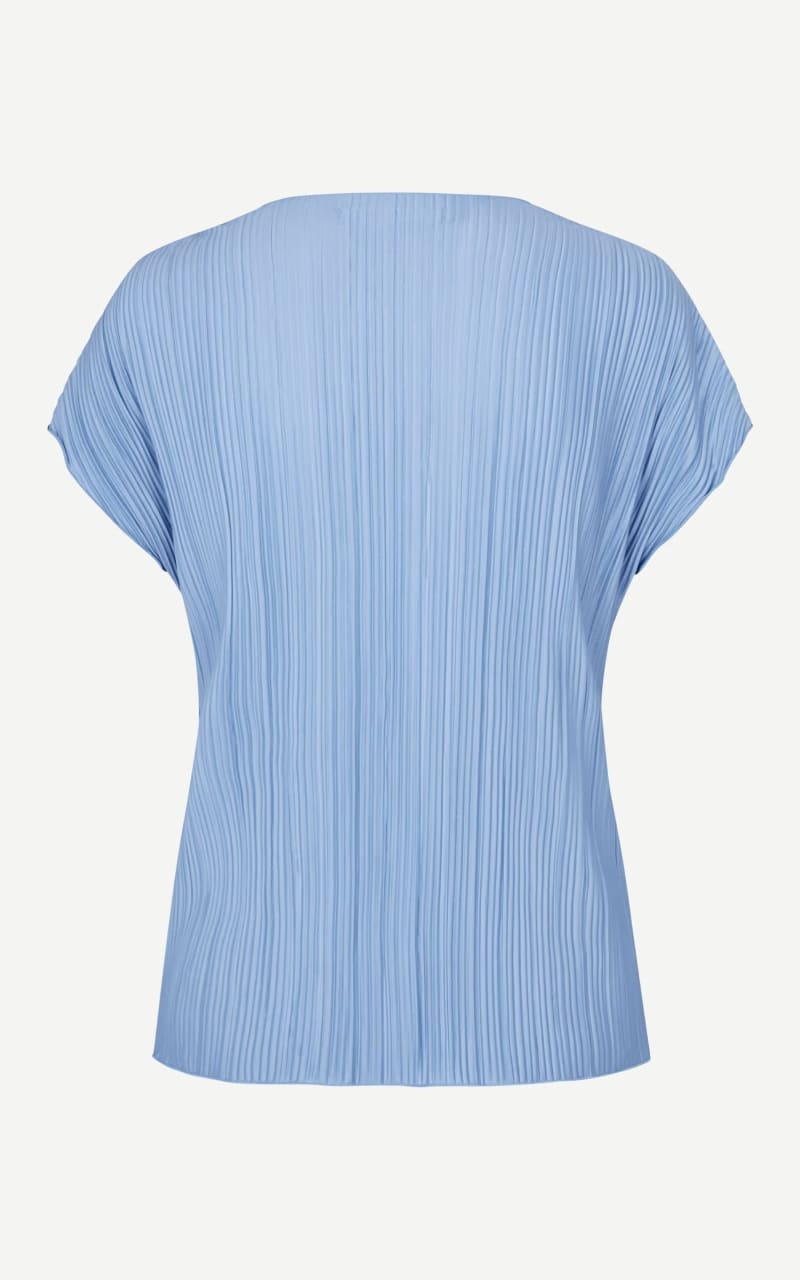 Samsoe- Sauma Top in Bel Air Blue - T-SHIRT & TANK