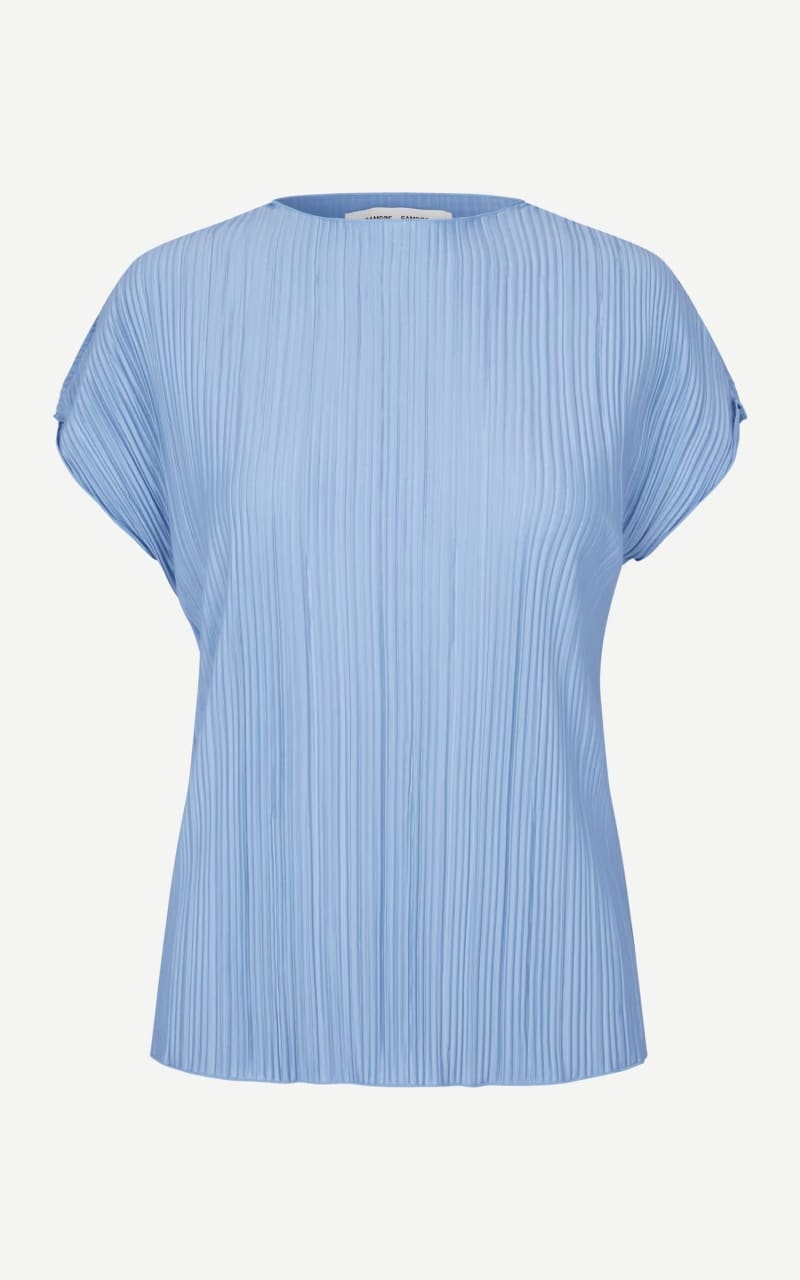 Samsoe- Sauma Top in Bel Air Blue - T-SHIRT & TANK