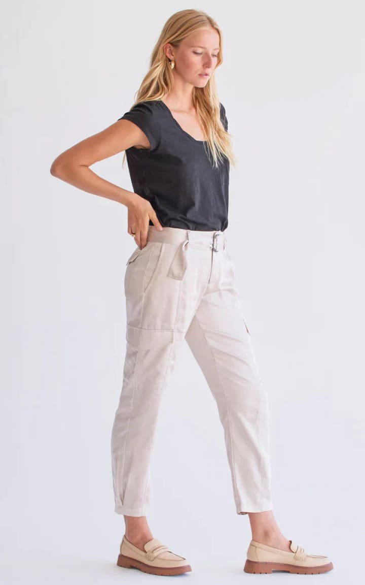 Sanctuary - Classy Satin Cargo Pant