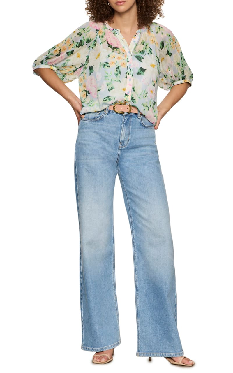 Sanctuary- Favorite Girl Button Blouse in Spring Floral