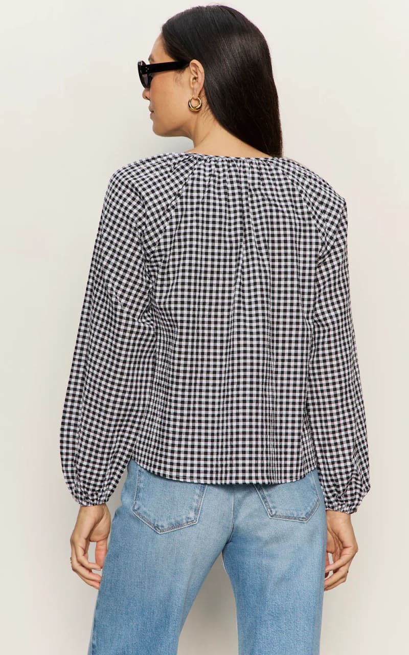 Sanctuary- Perfect Gingham Button Blouse - Blouses & Tops