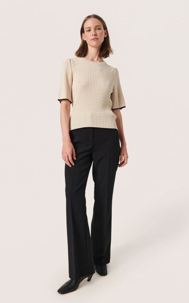 Soaked In Luxury- Adrianna Short Sleeve Pullover - sweater