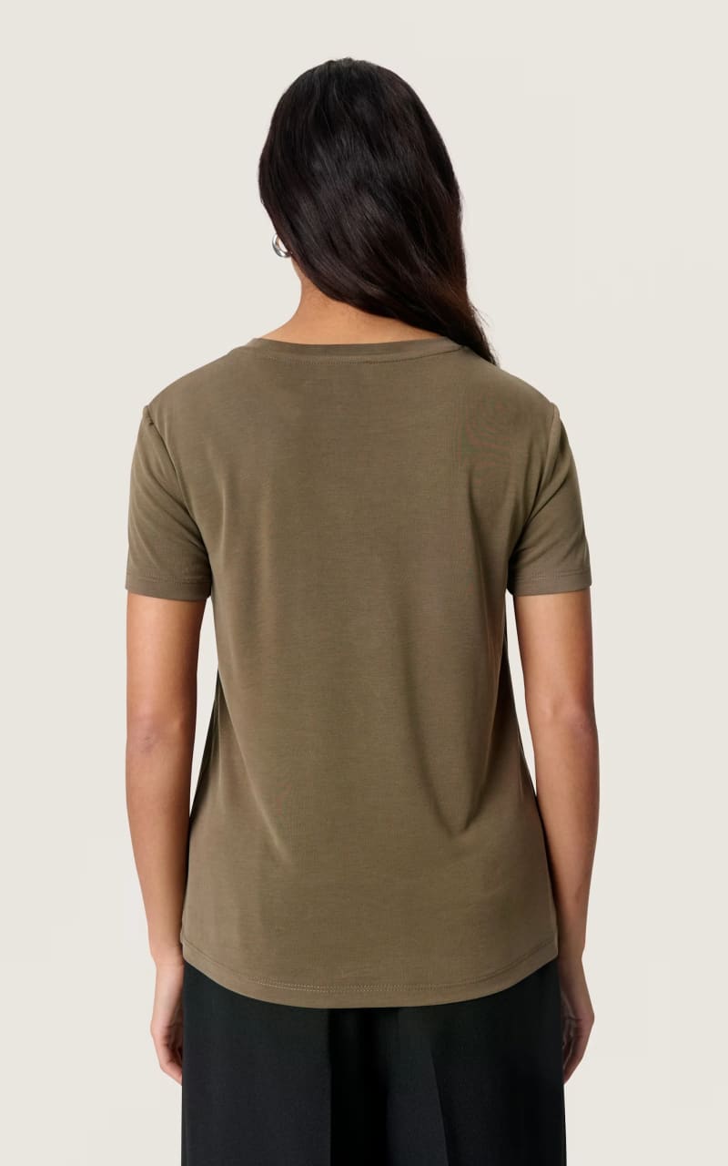 Soaked In Luxury- Columbine Crew Neck T-Shirt - T-SHIRT &