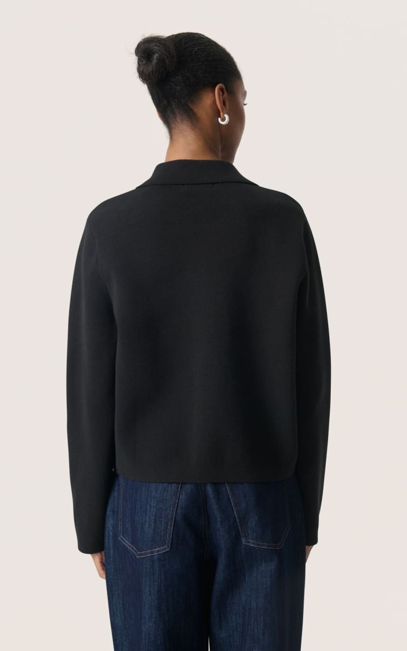 Soaked In Luxury- Havena Cardigan in Black - SWEATER &