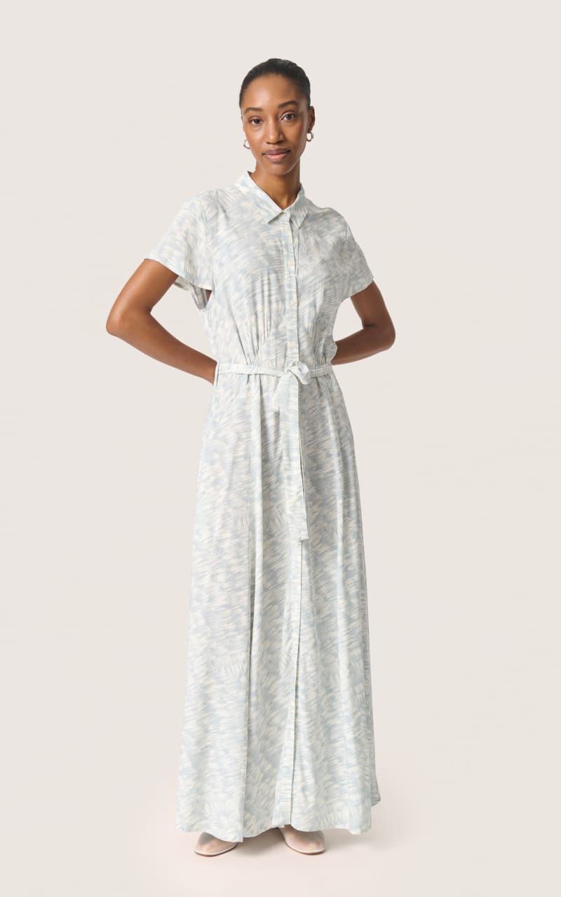 Soaked In Luxury- Arjana Maxi Shirt Dress