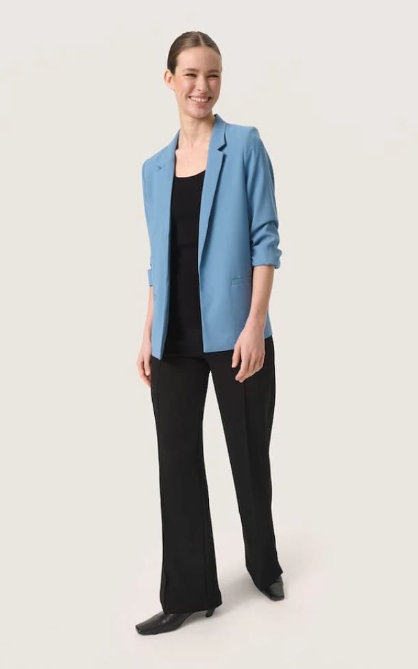 Soaked In Luxury- Shirley Blazer in Coronet Blue - blazer