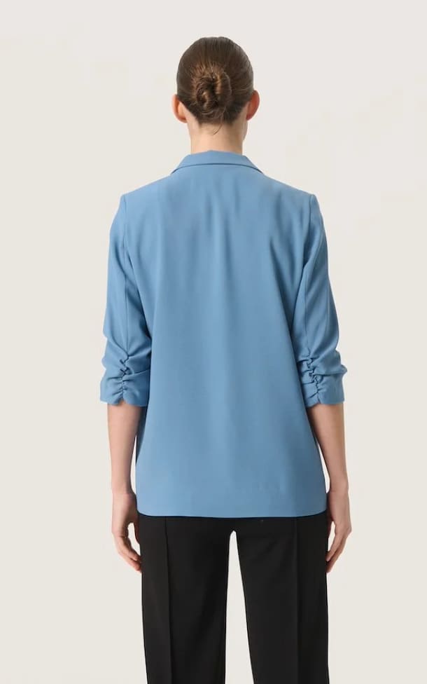 Soaked In Luxury- Shirley Blazer in Coronet Blue - blazer