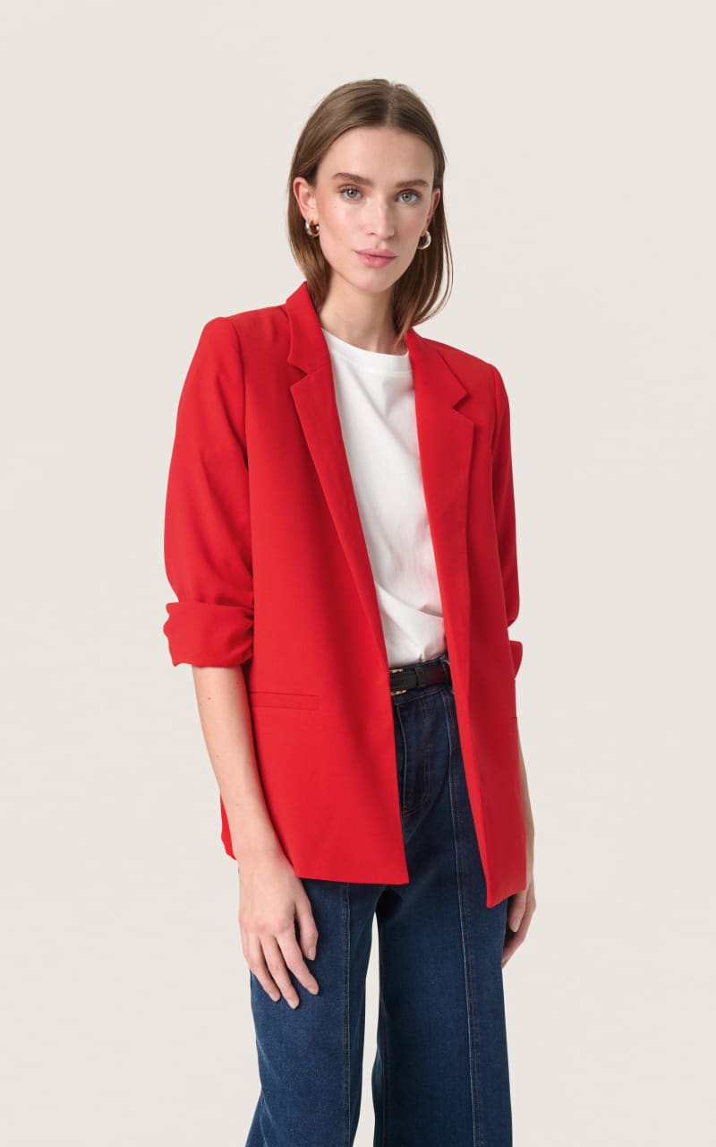 Soaked In Luxury- Shirley Blazer in Goji Berry - BLAZER