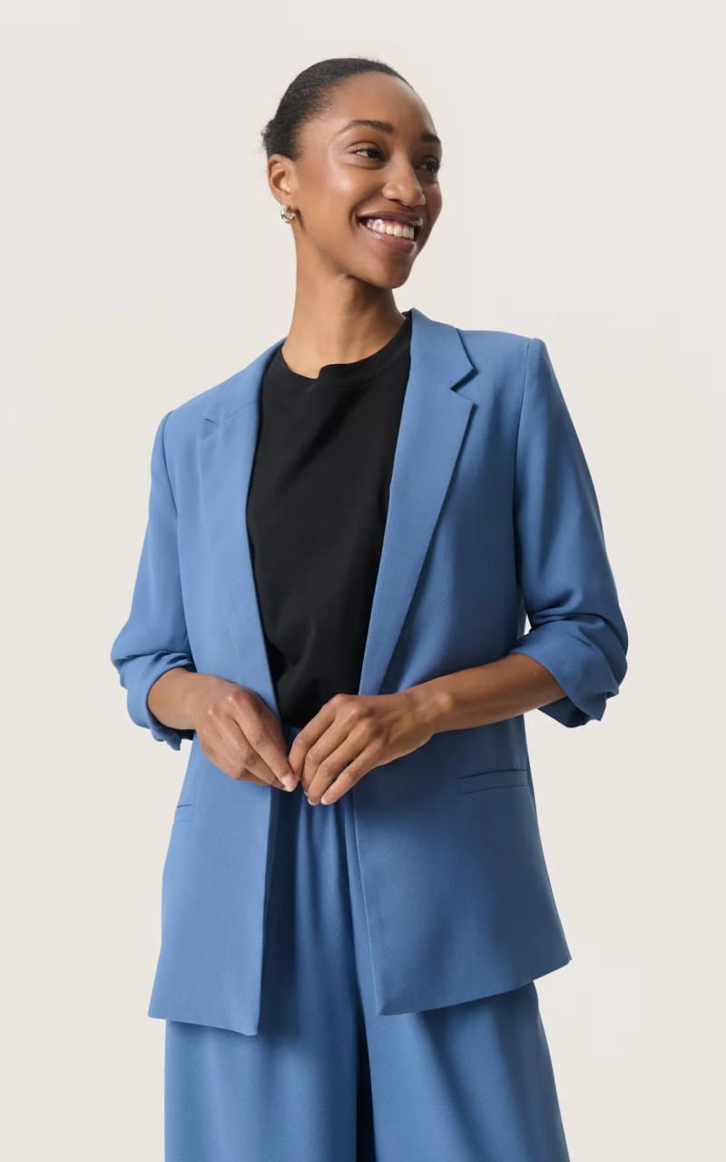 Soaked In Luxury- Shirley Blazer in Bijou Blue - BLAZER