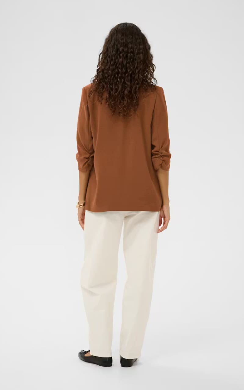 Soaked In Luxury- Shirley Blazer in Cappuccino - BLAZER