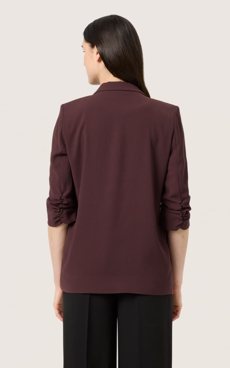 Soaked In Luxury- Shirley Blazer in Fudge - BLAZER