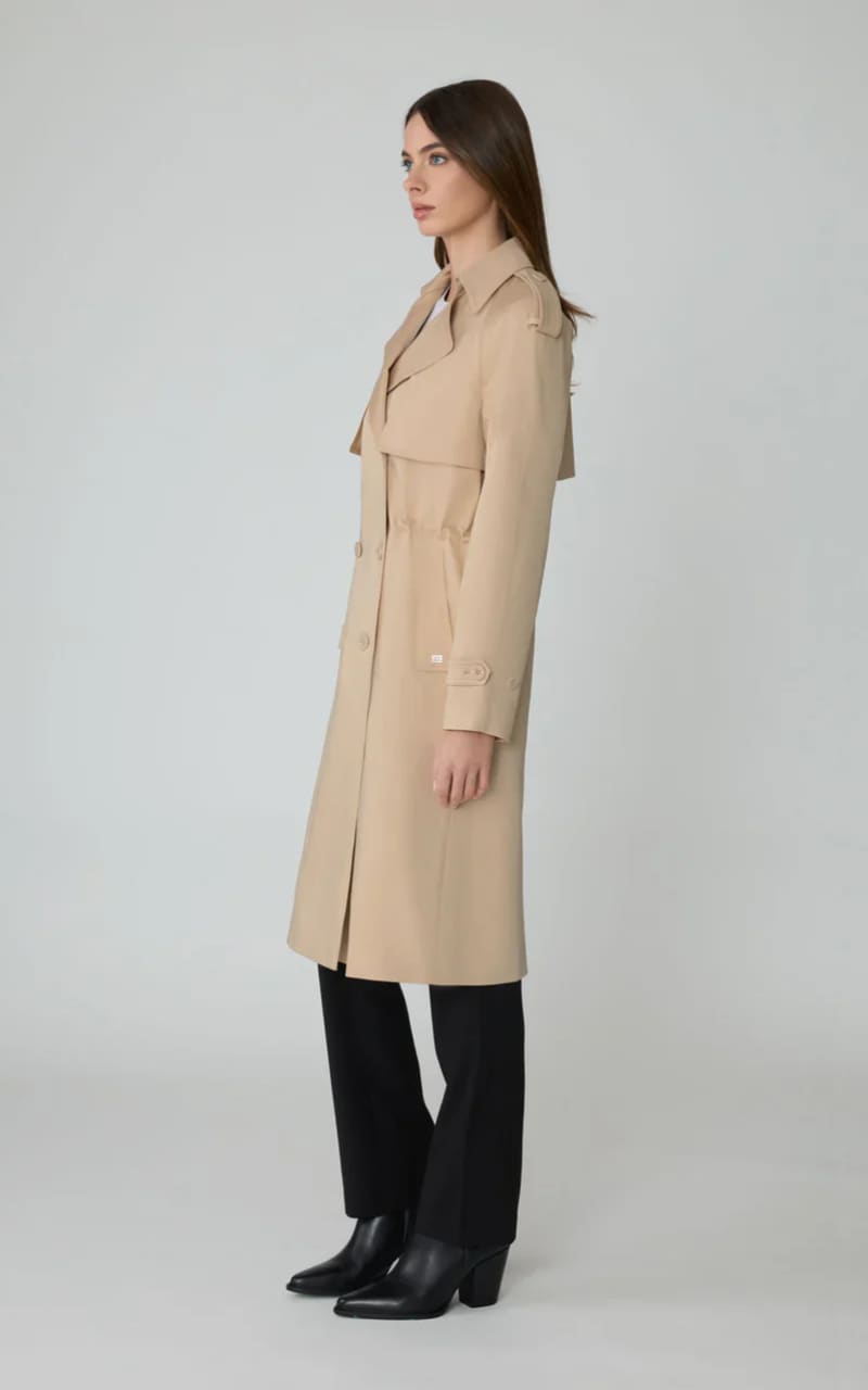 Soia & Kyo- Fabiola Water Repellent Trench Coat - Outerwear