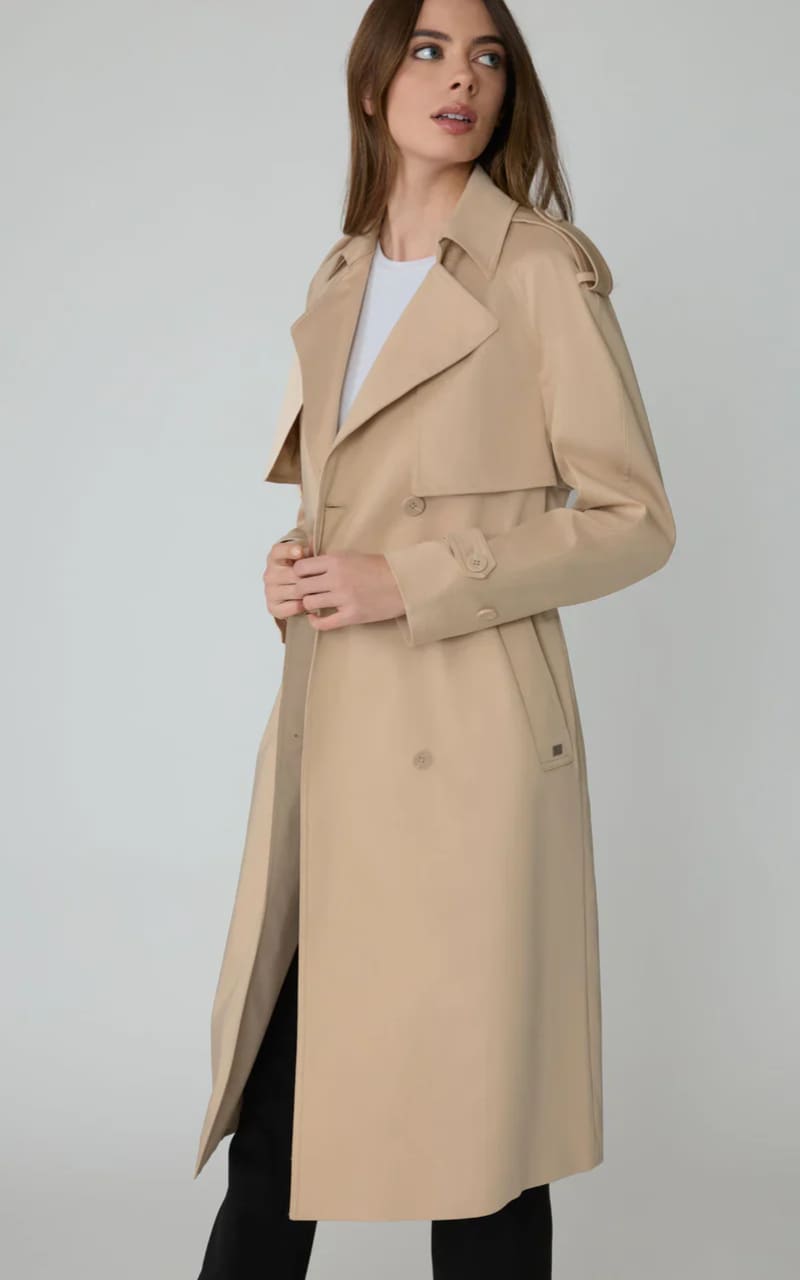 Soia & Kyo- Fabiola Water Repellent Trench Coat - Outerwear