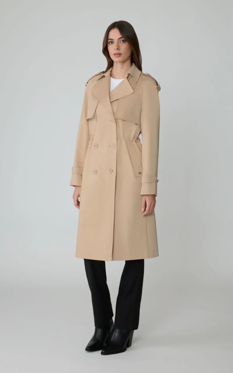 Soia & Kyo- Fabiola Water Repellent Trench Coat - Outerwear