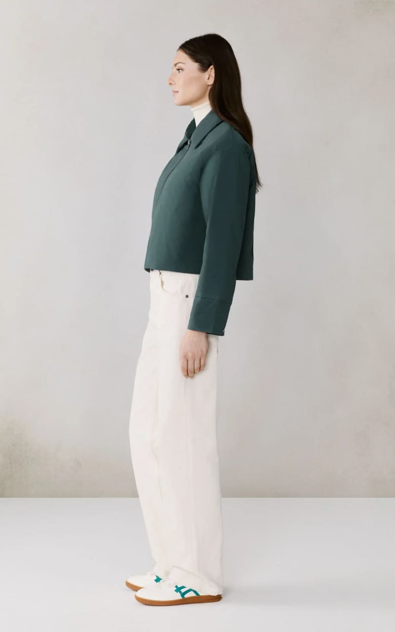Soia & Kyo- Laleh Duvet Down Cropped Jacket in Midnight