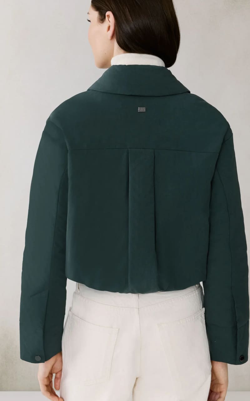 Soia & Kyo- Laleh Duvet Down Cropped Jacket in Midnight