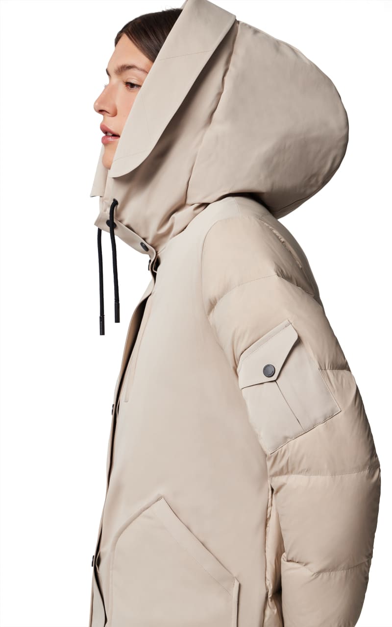 Soia Kyo Mikaila Hooded Down Coat floc boutique