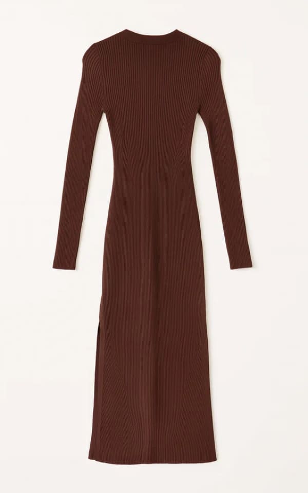 Splendid - Georgie Maxi Sweater Dress in Deep Plum - DRESS