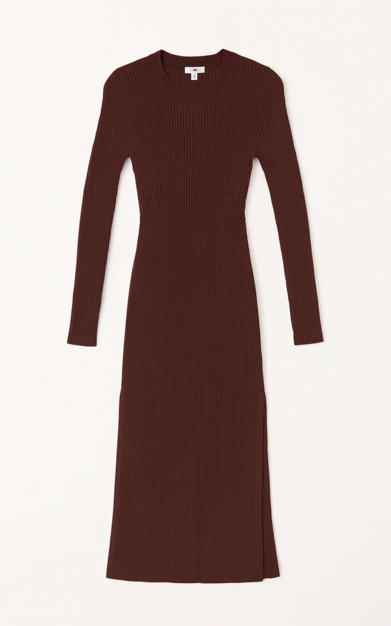 Splendid - Georgie Maxi Sweater Dress in Deep Plum - DRESS