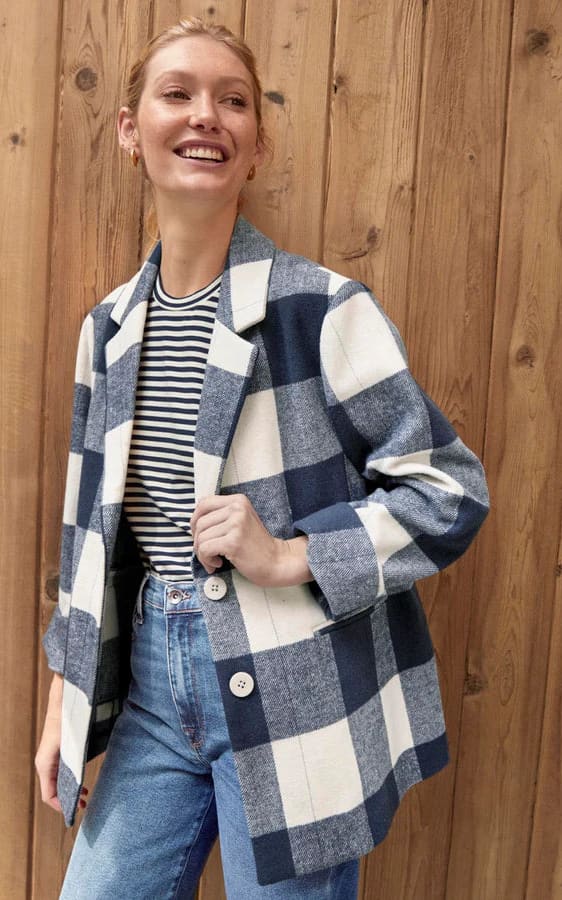 Splendid - Ricki Plaid Blazer