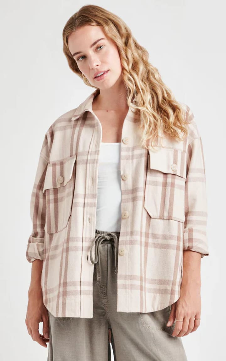 Splendid- Tatum Plaid Shacket - jacket