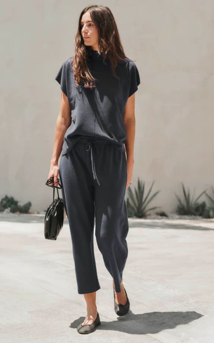 Splendid Winslow Drawstring Pant in Lead