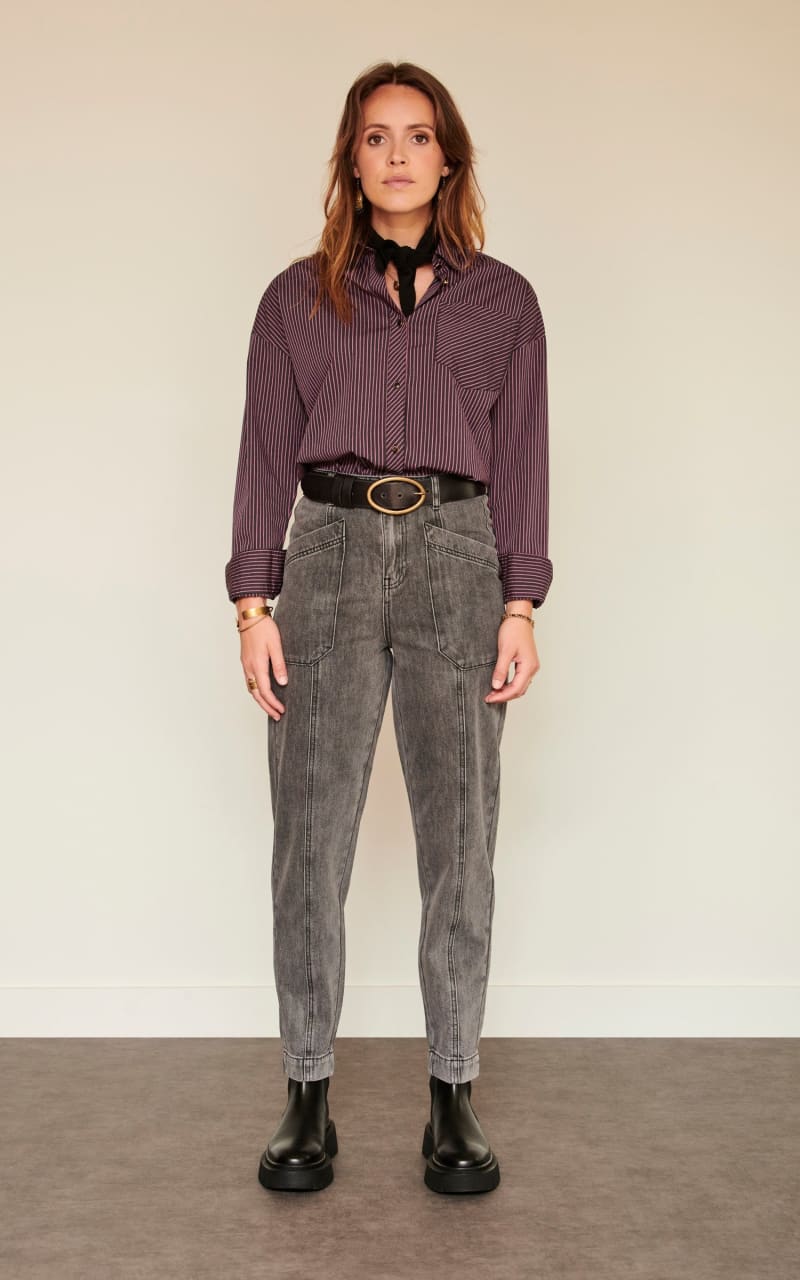 MKT Studio - Pantixo Grey Charleston Jean - denim