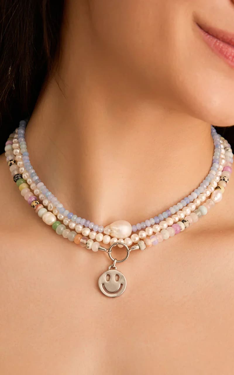 Sugar Blossom- Aqua Necklace - jewelry