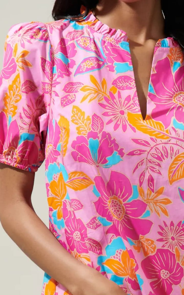 Sugarlips - Coconut Grove Kenni Split Neck Top - Shirts &
