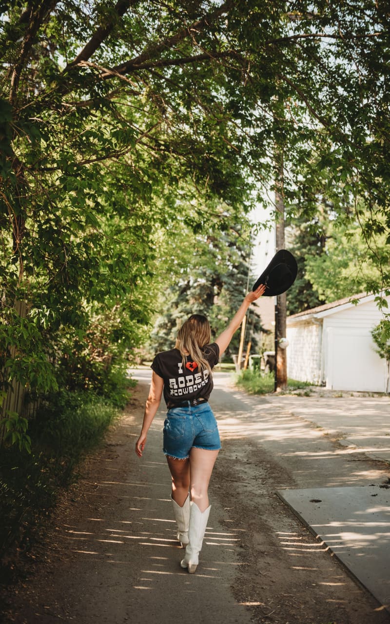 Sweet Claire- Rodeo Cowboys Tee - T-SHIRT & TANK