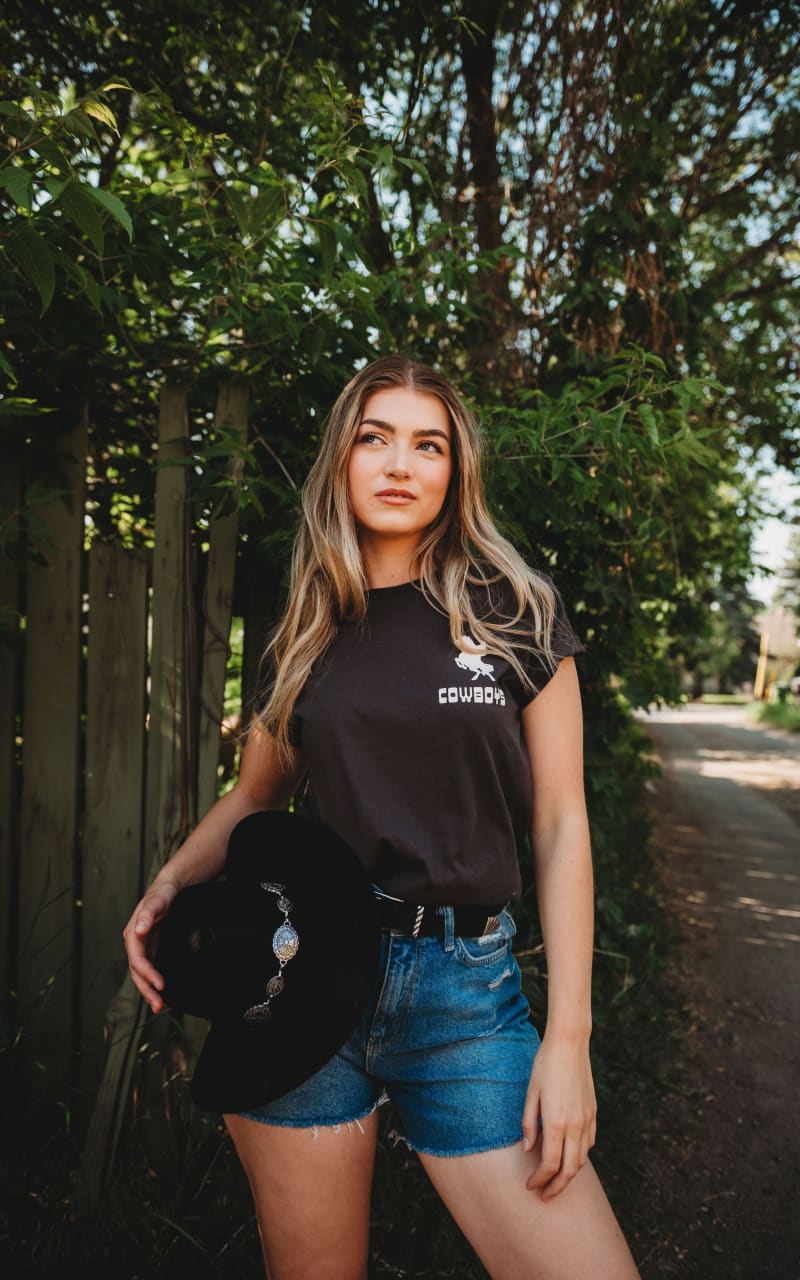 Sweet Claire- Rodeo Cowboys Tee - T-SHIRT & TANK