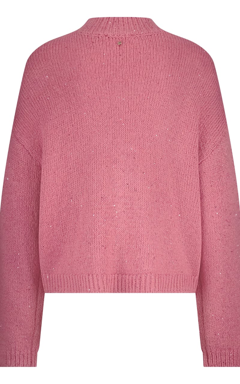 Tramontana- Turtleneck Lurex Sweater - SWEATER & SWEATSHIRT