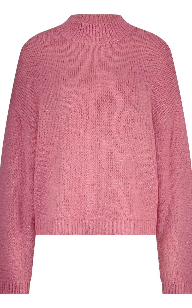 Tramontana- Turtleneck Lurex Sweater - SWEATER & SWEATSHIRT