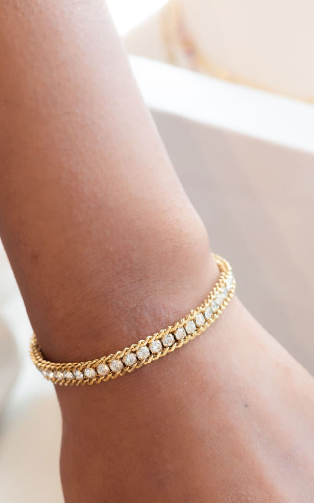 Twisted Baubles - Diamond Bracelet - jewelry