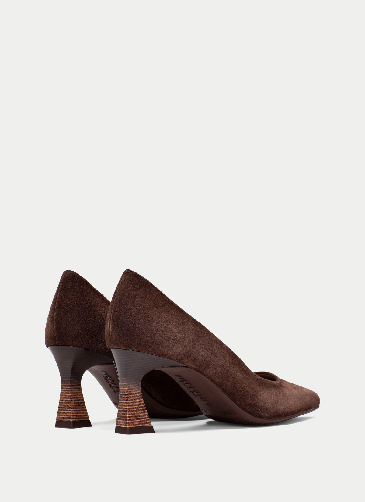 Hispanitas- Dalia Pump in Velour Cocoa