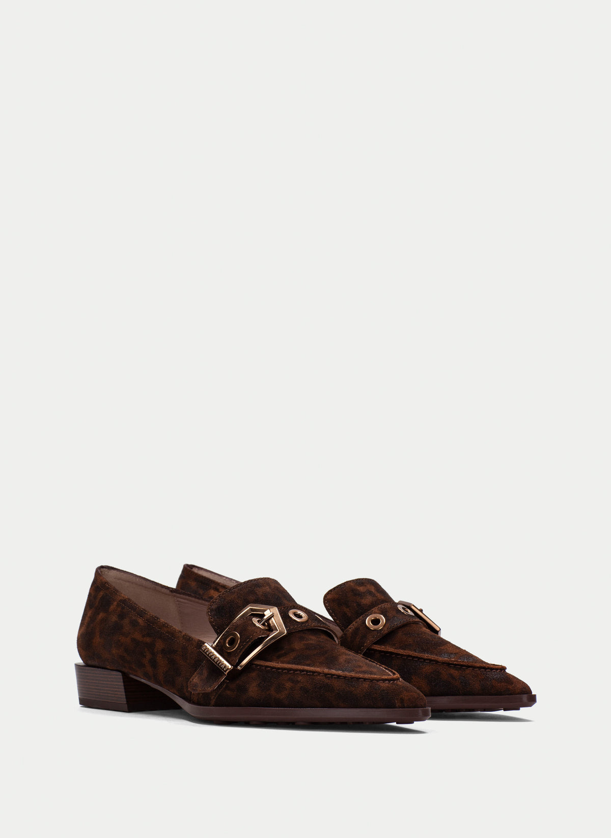 Hipanitas- Turin Loafer in Leopard Avellana