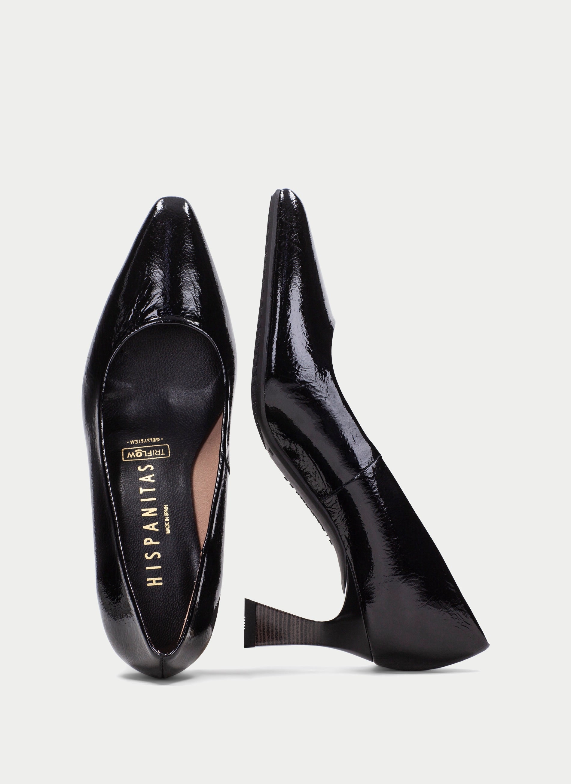 Hispanitas- Dalia Pump in Rock Black