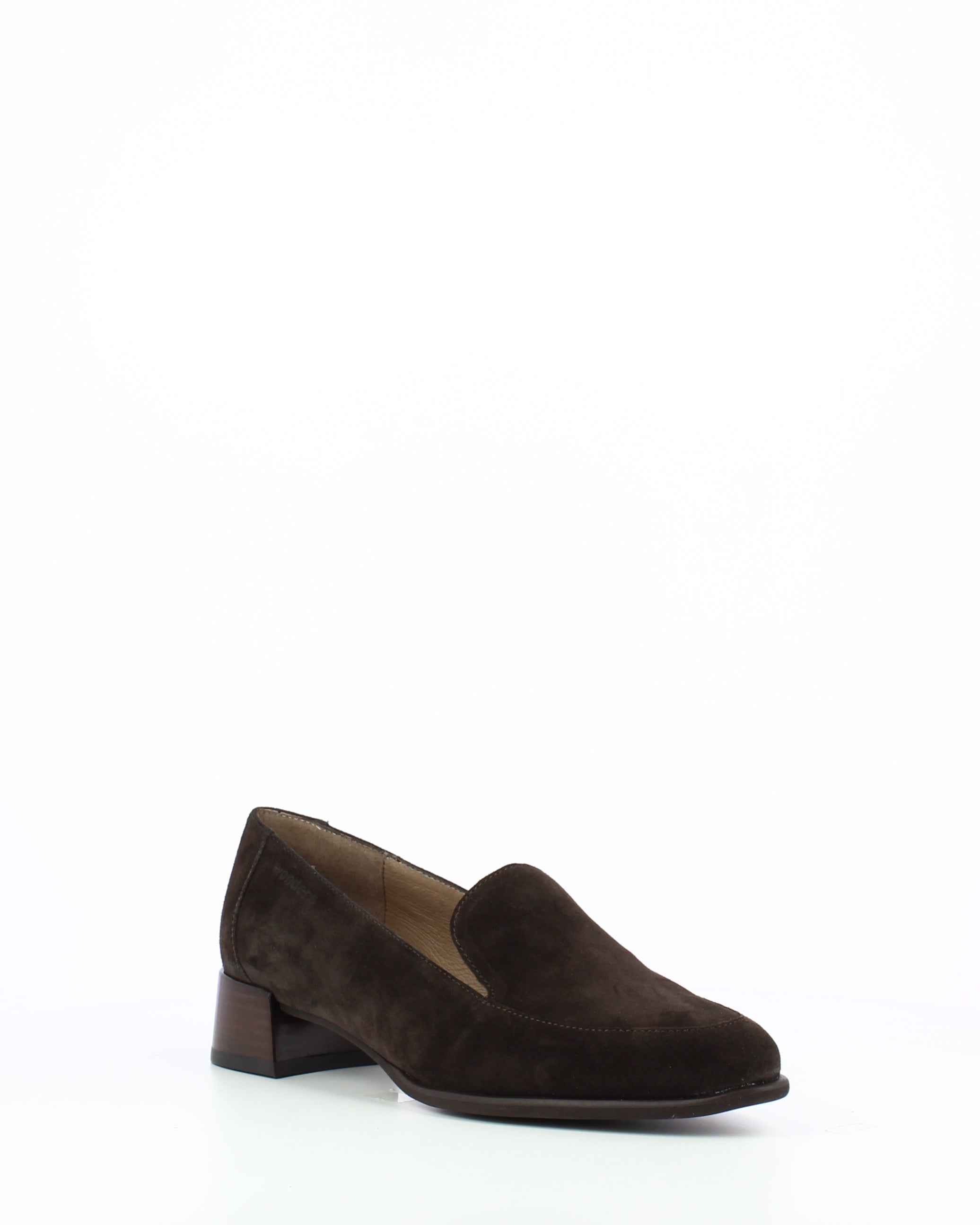 Wonders- Suede Pointed Toe Loafer in Luxe Testa