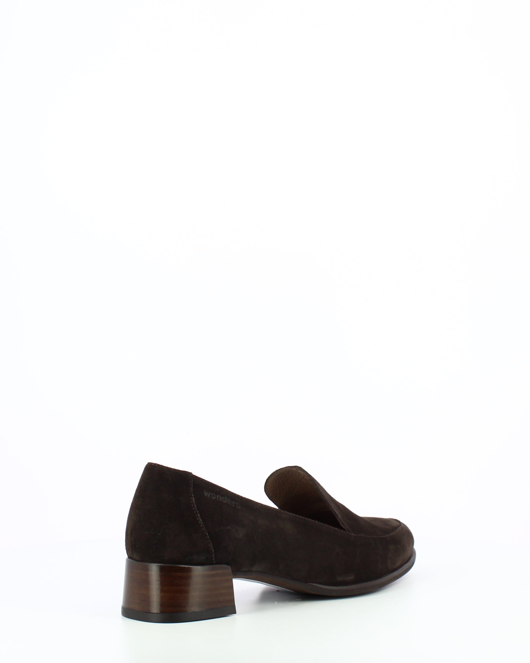 Wonders- Suede Pointed Toe Loafer in Luxe Testa