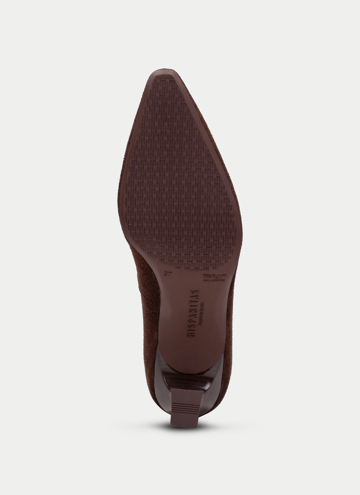 Hispanitas- Dalia Pump in Velour Cocoa